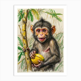 Chimpanzee 3 Art Print
