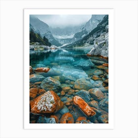 Lake In The Mountains 8 Art Print