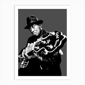 Taj Mahal American Blues Musician Legend Art Print