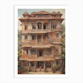 Rajeshwari Mansion Art Print