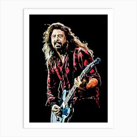 Dave Grohl Foo Fighters 11 Art Print