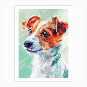 Jack Russell Terrier. Generated AI. Art Print 11 Art Print