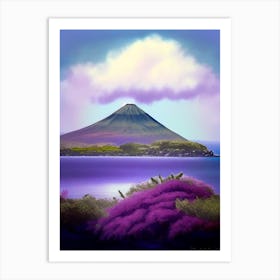 Pico Island Portugal Soft Colours Tropical Destination Art Print