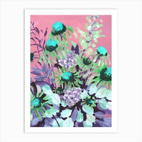 Echinacea Pink Kopia Art Print