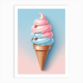 Ice Cream Cone Art Print