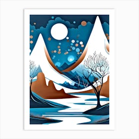 Winter Landscape 4 Art Print