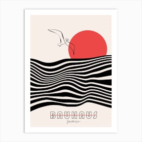 Bauhaus Sunrise Art Print