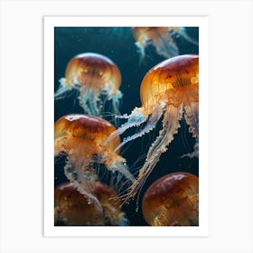 Jellyfishes 1 Art Print