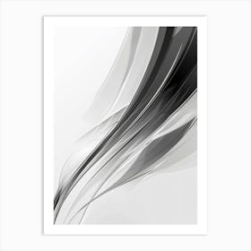 Abstract Black And White Background Art Print