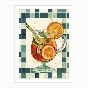 Pimm S Cup Illustration 2 Art Print