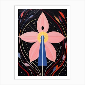 Lily 1 Hilma Af Klint Inspired Flower Illustration Art Print