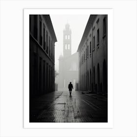 Parma, Italy,  Black And White Analogue Photography  4 Art Print