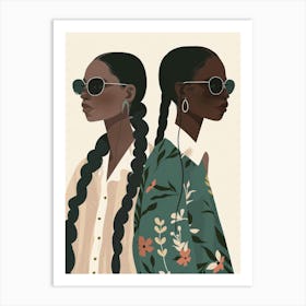 Two African Women 2 Art Print