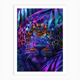 Psychedelic Jungle Art Print