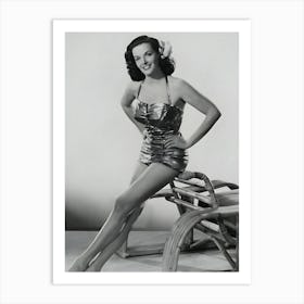 American Actress Jane Russell Art Print