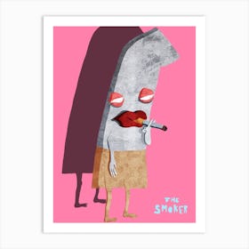 The Smoker Art Print