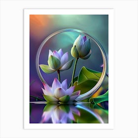 Lotus Flower 167 Art Print