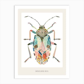 Colourful Insect Illustration Boxelder Bug 15 Poster Art Print