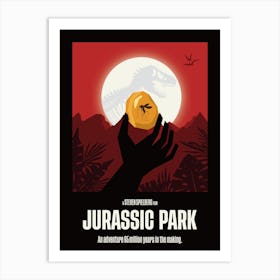 Jurassic Park Film Poster Art Print
