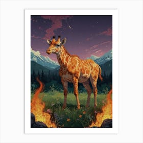 Giraffe 73 Art Print