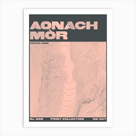 Aonach Mòr - Scottish Munro Mountain Art Print