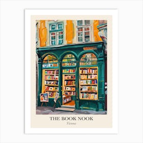 Vienna Book Nook Bookshop 1 Poster Art Print