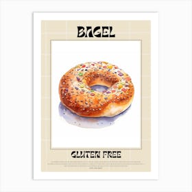 Gluten Free Bagel 2 Art Print