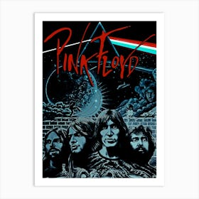 Pink Floyd band music Art Print