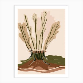 Tree Stump Art Print