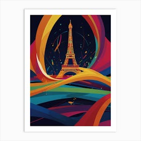 Paris Eiffel Tower 1 Art Print