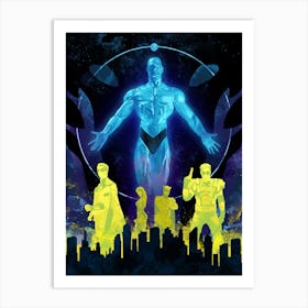 Watchmen Silhouette Art Print