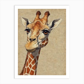 Giraffe 46 Art Print