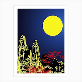 Chinese Landscape 6 Art Print