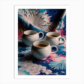 Coffee And Flowers Art Print