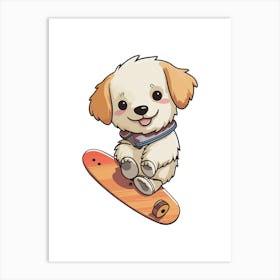 Prints, posters, nursery and kids rooms. Fun dog, music, sports, skateboard, add fun and decorate the place.33 Art Print