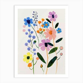 Painted Florals Gypsophila 5 Art Print