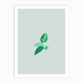 Peppermint Herb Simplicity Art Print