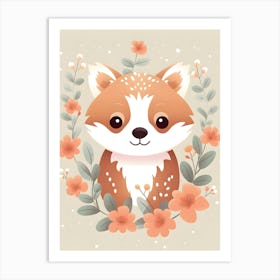 Cute Fox Art Print