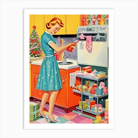 Laundry Day Kitsch 2 Art Print