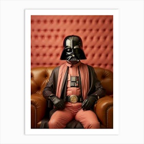 Darth Vader In Wes Anderson Style 36 Art Print