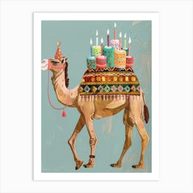 Birthday Camel 2 Art Print