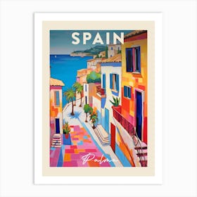 Palma De Mallorca 5 Fauvist Painting Travel Poster Art Print