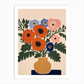 Flowers In A Vase 1 Art Print