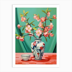 Blossoms In A Vase Art Print