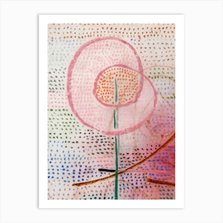 Blossoming, Paul Klee Botanical Abstract Art Print