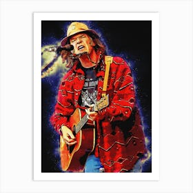 Spirit Of Neil Young Art Print