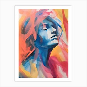 Watercolor Portrait 4 Art Print