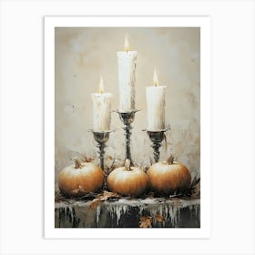 Three Pumpkins 5 Art Print