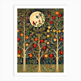 William Morris Apple Trees 1 Art Print