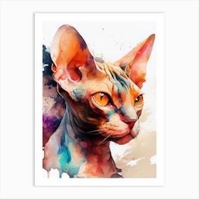 Sphynx Cat animal 2 Art Print